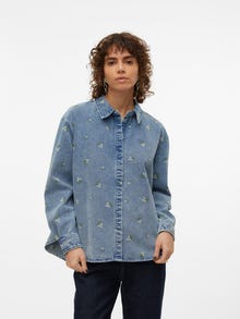 Vero Moda VMOPHELIA Camicie -Medium Blue Denim - 10305577