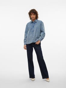 Vero Moda VMOPHELIA Camicie -Medium Blue Denim - 10305577