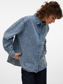 Vero Moda VMOPHELIA Camicie -Medium Blue Denim - 10305577
