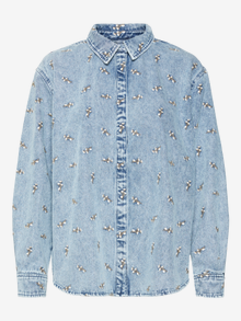 Vero Moda VMOPHELIA Shirt -Medium Blue Denim - 10305577
