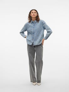 Vero Moda VMOPHELIA Shirt -Medium Blue Denim - 10305577