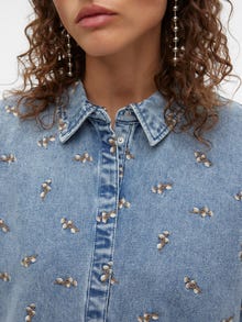Vero Moda VMOPHELIA Hemd -Medium Blue Denim - 10305577