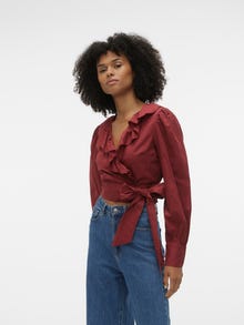 Vero Moda VMNOAJANE Top -Ruby Wine - 10305592