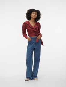 Vero Moda VMNOAJANE Top -Ruby Wine - 10305592