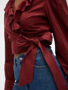 Vero Moda VMNOAJANE Top -Ruby Wine - 10305592