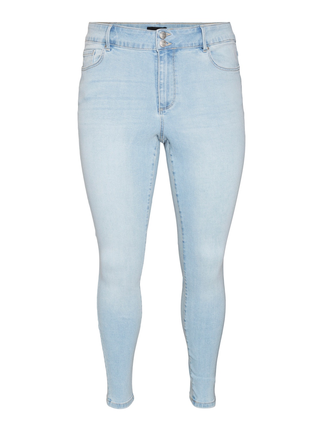 Vero Moda VMCSOPHIA Hög midja Slim Fit Jeans -Light Blue Denim - 10305619