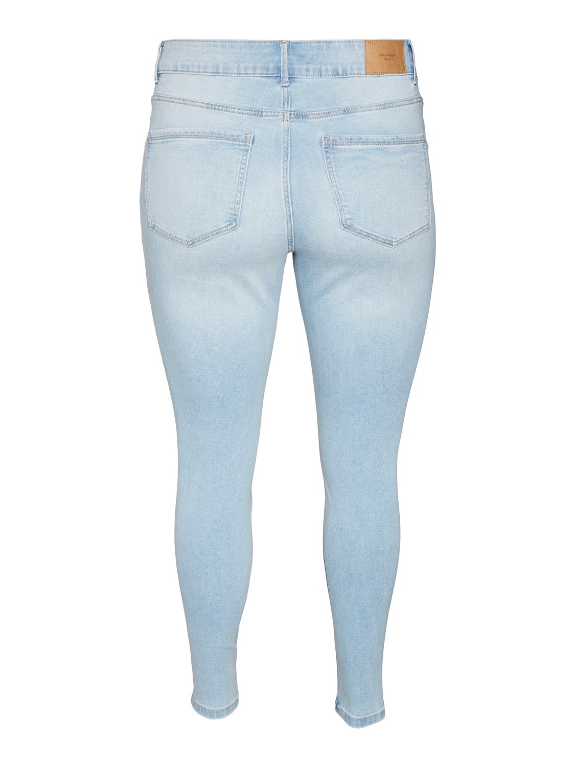 Vero Moda VMCSOPHIA Hohe Taille Slim Fit Jeans -Light Blue Denim - 10305619
