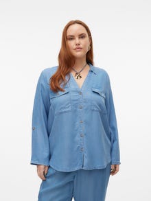 Vero Moda VMCBREE Skjorte -Medium Blue Denim - 10305624