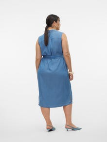 Vero Moda VMCBREE Midi dress -Medium Blue Denim - 10305628