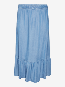 Vero Moda VMCBREE Mid waist Long skirt -Medium Blue Denim - 10305637