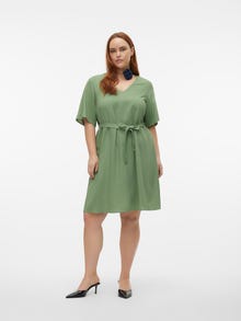 Vero Moda VMCMYMILO Krótka sukienka -Hedge Green - 10305643