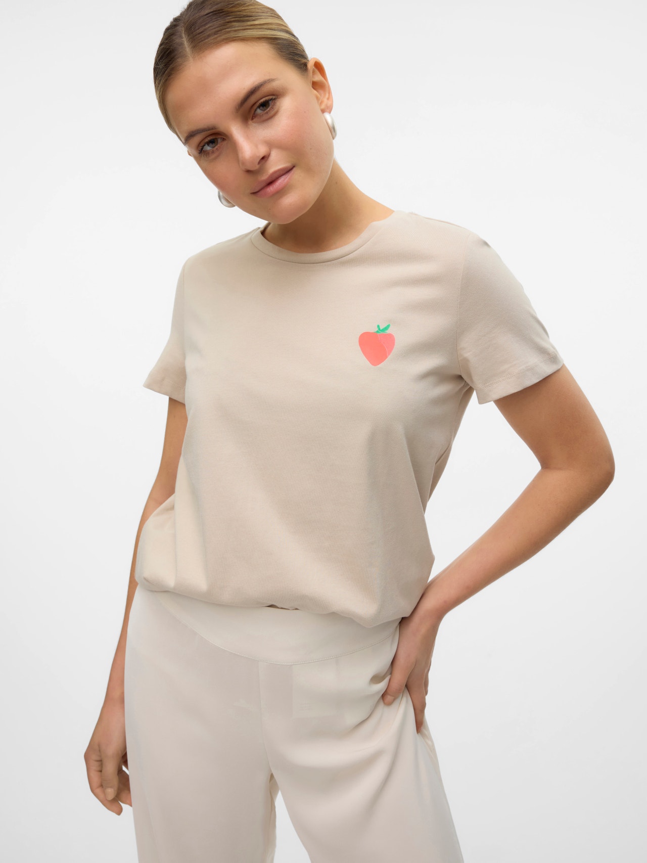 Vero Moda VMHANI T-shirts -Silver Lining - 10305651