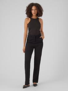 Vero Moda VMZAMIRA High rise Trousers -Black - 10305666