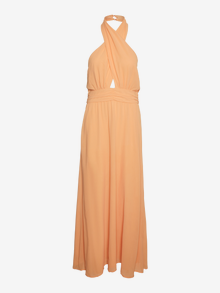 Vero Moda VMBLUEBELLE Long dress -Orange Chiffon - 10305678