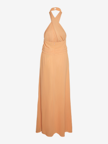 Vero Moda VMBLUEBELLE Long dress -Orange Chiffon - 10305678