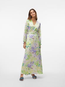 Vero Moda VMHONEY Langes Kleid -Green Essence - 10305679
