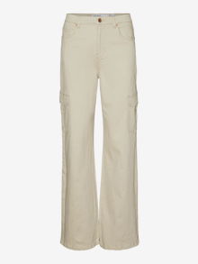 Vero Moda VMTESSA Korkea vyötärö Wide fit Farkut -Abbey Stone - 10305722