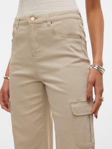Vero Moda VMTESSA Korkea vyötärö Wide fit Farkut -Abbey Stone - 10305722