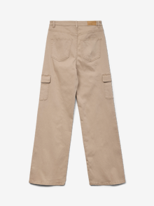 Vero Moda VMTESSA Hög midja Vid passform Jeans -Silver Mink - 10305722