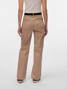 Vero Moda VMTESSA Hög midja Vid passform Jeans -Silver Mink - 10305722