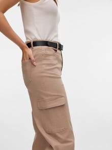Vero Moda VMTESSA Hög midja Vid passform Jeans -Silver Mink - 10305722