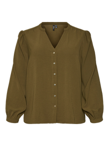 Vero Moda VMVIBE Shirt -Dark Olive - 10305754