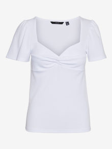 Vero Moda VMVALENTINA Topp -Bright White - 10305759