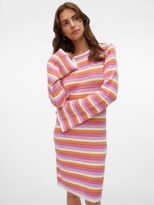 Vero Moda SNRIHANNA Kort klänning -Tangerine - 10305772
