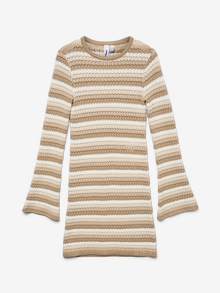 Vero Moda SNRIHANNA Lyhyt mekko -Beige - 10305772
