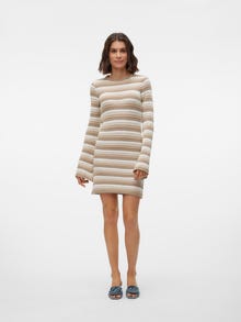 Vero Moda SNRIHANNA Lyhyt mekko -Beige - 10305772