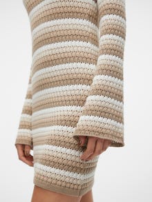 Vero Moda SNRIHANNA Kort klänning -Beige - 10305772