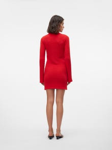 Vero Moda SNRIHANNA Kort klänning -High Risk Red - 10305772