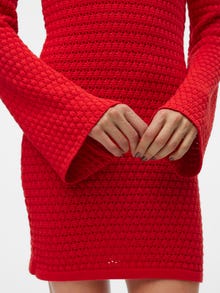 Vero Moda SNRIHANNA Kort klänning -High Risk Red - 10305772