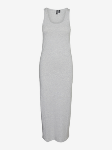 Vero Moda VMMAXI Langes Kleid -Light Grey Melange - 10305781