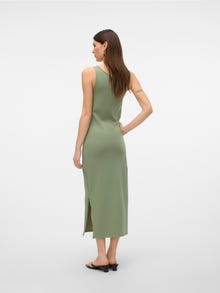 Vero Moda VMMAXI Langes Kleid -Hedge Green - 10305781