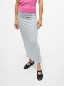 Vero Moda VMMAXI Langer Rock -Light Grey Melange - 10305784