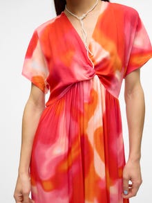 Vero Moda VMJADE Robe longue -Tangerine Tango - 10305788