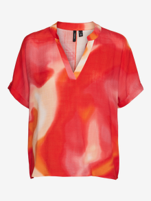 Vero Moda VMJADE Top -Tangerine Tango - 10305789