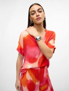 Vero Moda VMJADE Top -Tangerine Tango - 10305789