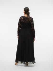 Vero Moda VMABIGAIL Lang kjole -Black - 10305793