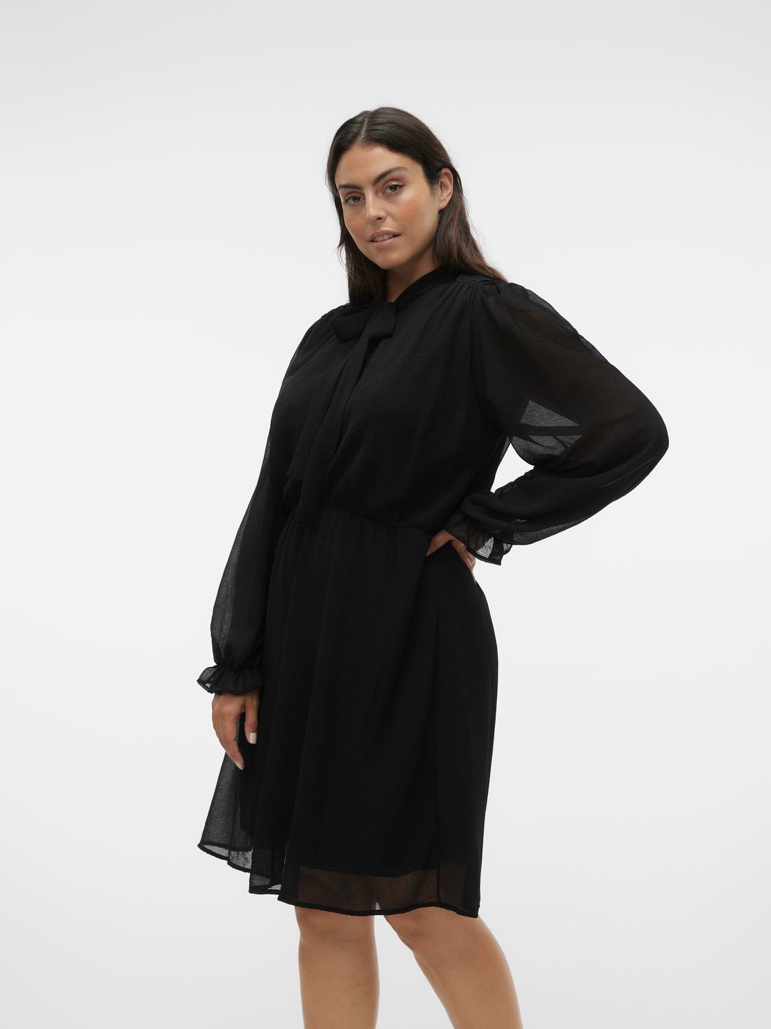 Vero Moda VMVIGGA Krótka sukienka -Black - 10305832