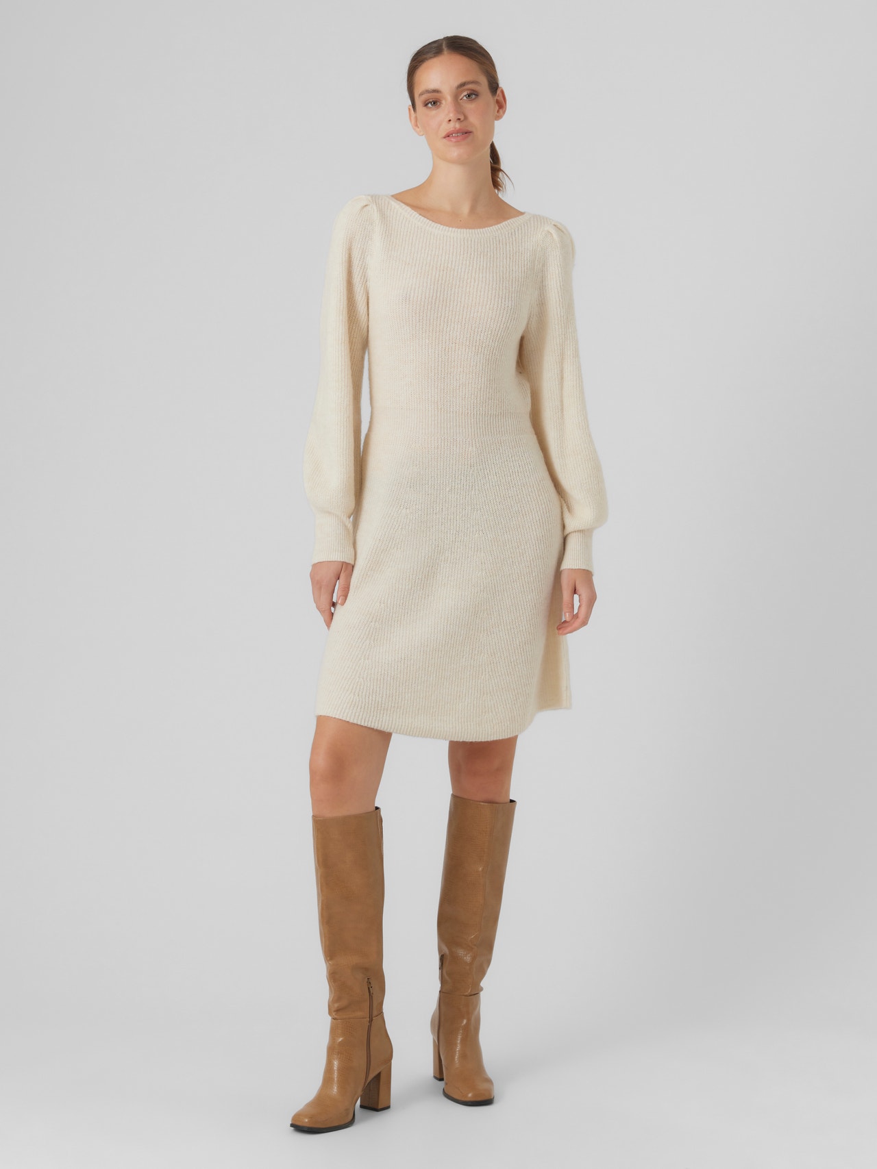 VMFLAVOUR Langes Kleid | Moda® Vero Hellgrau 