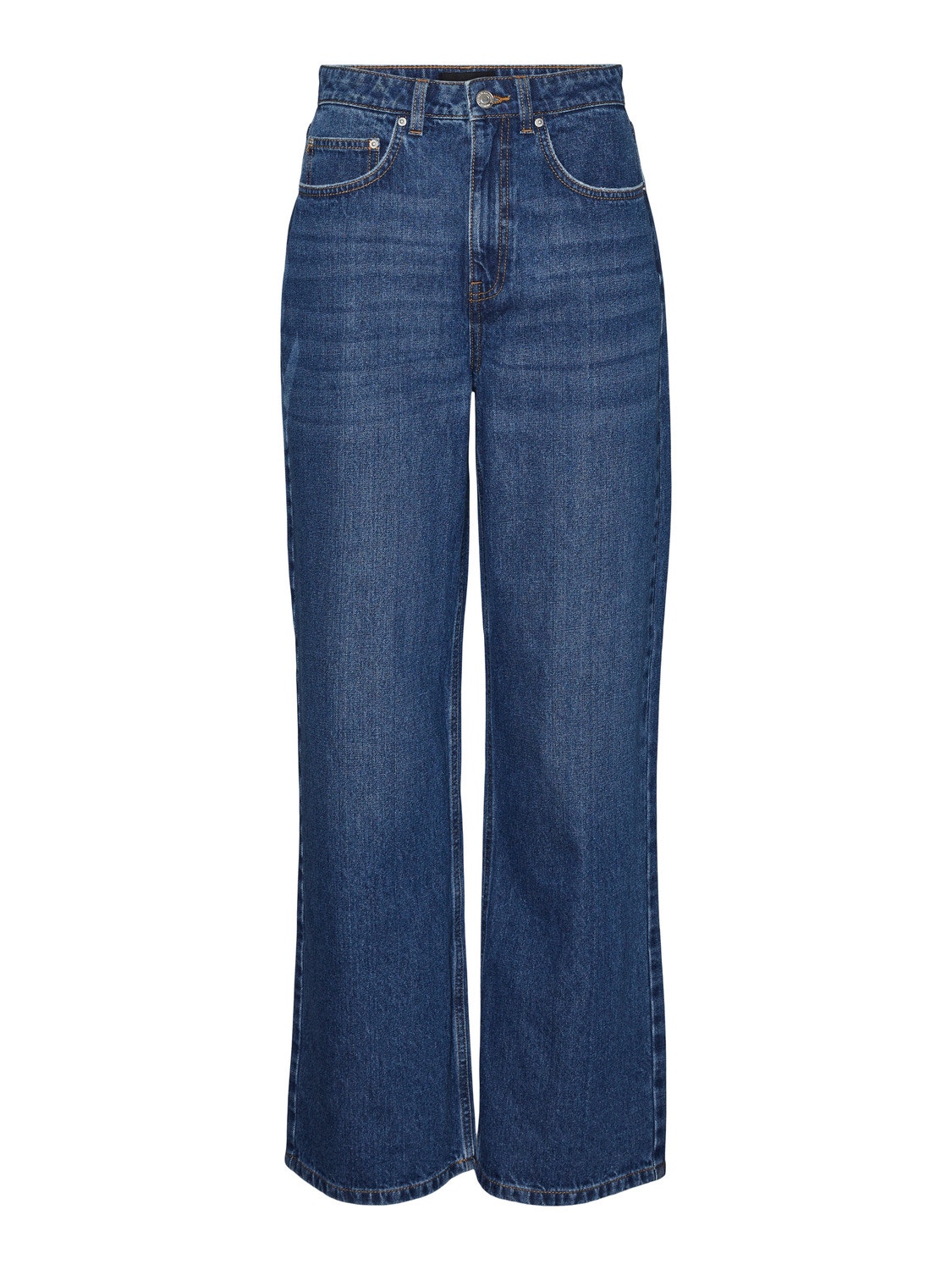 Vero Moda VMREBECCA Vid passform Jeans -Dark Blue Denim - 10305863