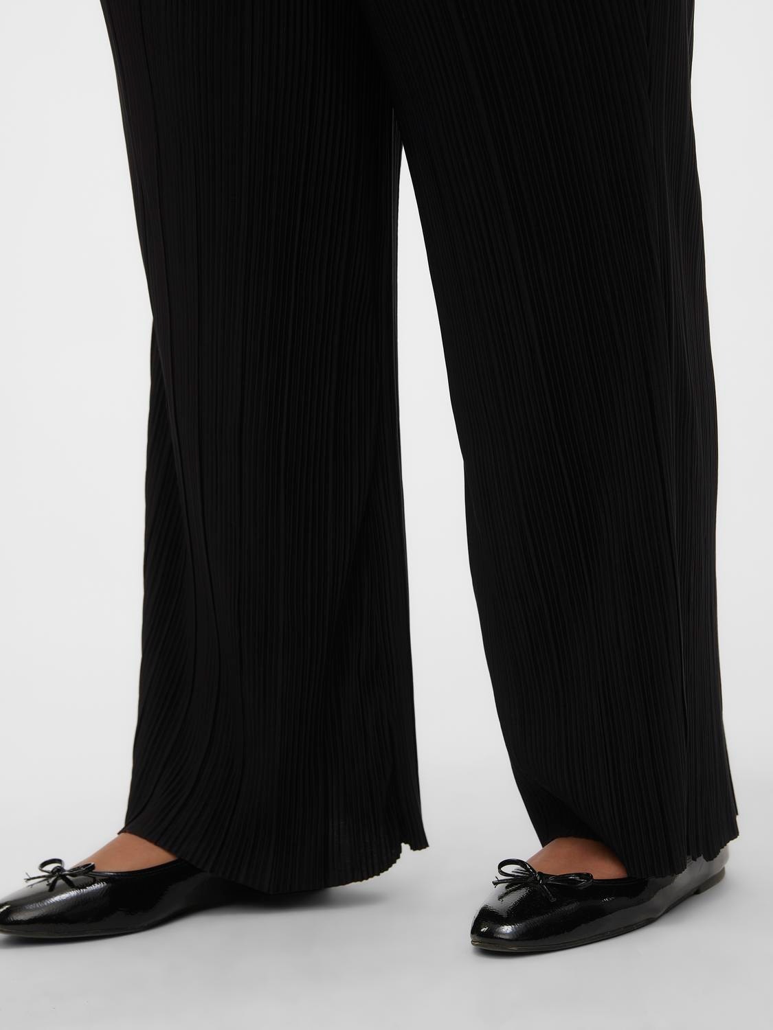 Vero Moda VMAURORA High rise Trousers -Black - 10305868