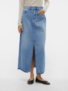 Vero Moda VMZAYLA Long skirt -Medium Blue Denim - 10305881