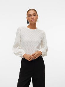 Vero Moda VMFLOWER Topp -Snow White - 10305907