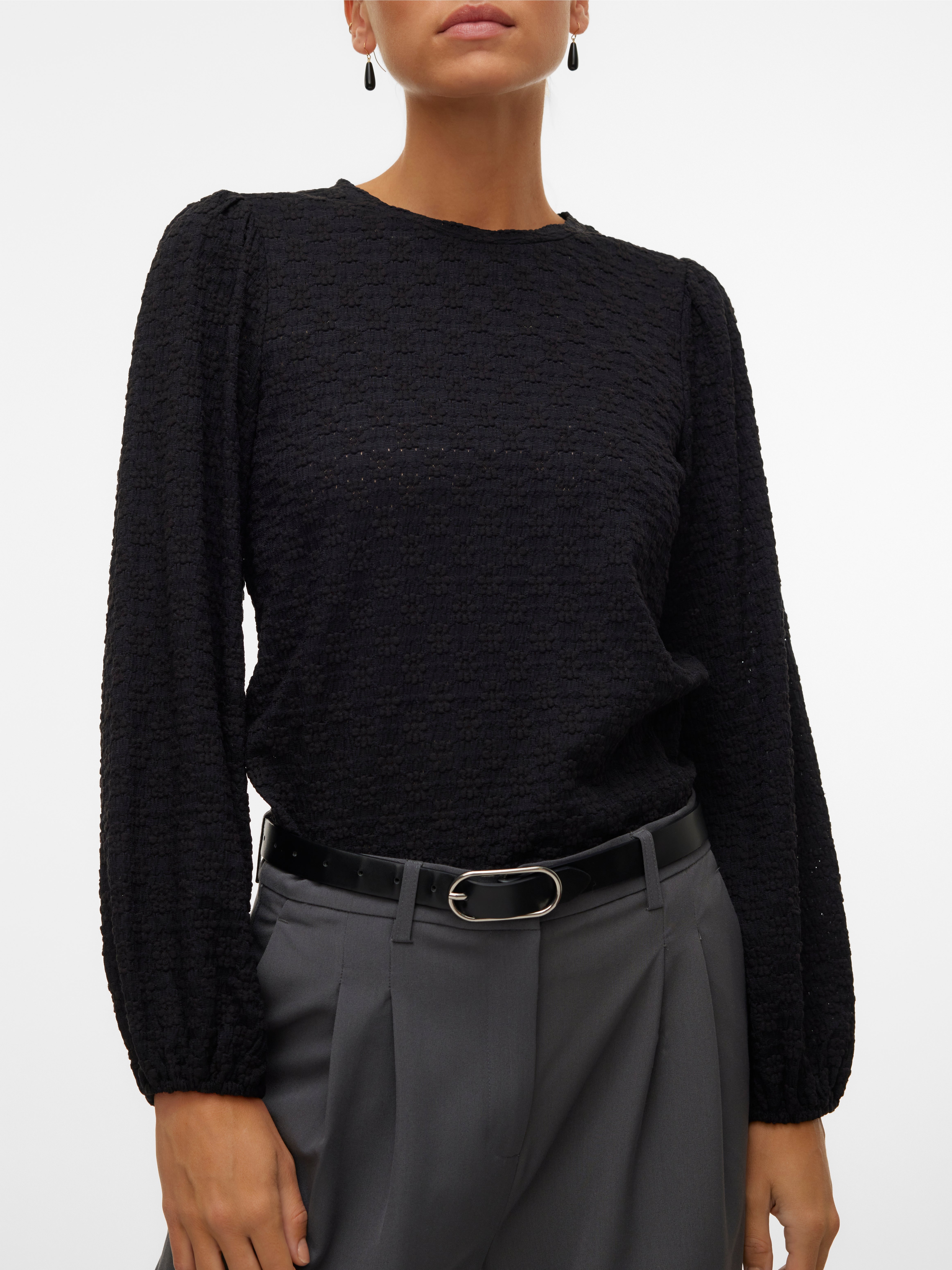 VERO MODA dam topp VMFLORA - Black main image 0