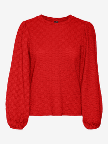 Vero Moda VMFLOWER Top -Fiery Red - 10305907