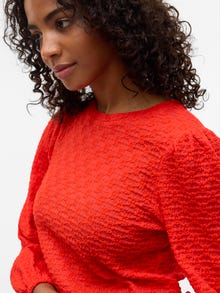 Vero Moda VMFLOWER Top -Fiery Red - 10305907