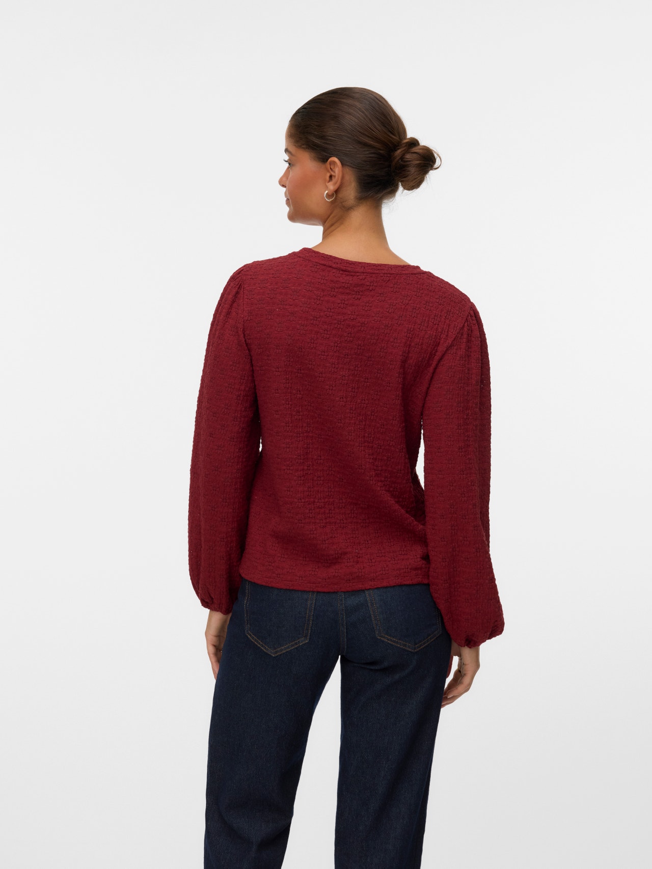 VMFLOWER Topp | Mörkröd | Vero Moda®